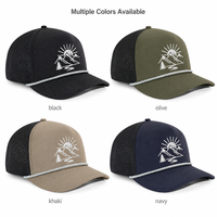 Casquette de baseball 5 panneaux personnalisée en gros, perforée au laser, respirante, imperméable, séchage rapide, pour sport de plein air, motif léopard
