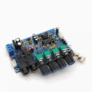 XH-M173 PT2399 ไมโครโฟนดิจิตอลบอร์ดขยายเสียง NE5532 รีเวิร์เบอเรชั่นคาราโอเกะปรีแอมพลิฟายเออร์บอร์ดควบคุมระดับเสียง - Product Image 4