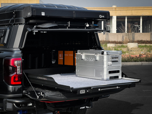 Organizador de Carga Deslizante Universal de Aluminio para Camionetas, Accesorios Exteriores Compatibles con Wrangler, FJ Cruiser, TJ - Product Image 3