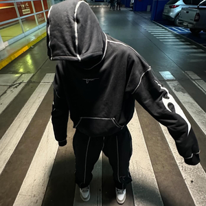 Set da Uomo Personalizzato Vintage con Lavaggio Effetto Fango, Camouflage Streetwear, Completo Due Pezzi: T-shirt Oversize Pesante e Pantaloncini Larghi, Stile Y2K Grunge, Ingrosso - Product Image 5
