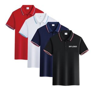 เสื้อโปโลผู้ชายผ้าคอตตอนผสมโพลีเอสเตอร์เนื้อไอซ์ซิลค์ ระบายอากาศได้ดี แห้งเร็ว ซับเหงื่อ ใส่สบาย ทรงพอดีตัว เหมาะสำหรับฤดูร้อน - Product Image 3