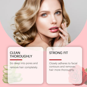 La <span class=keywords><strong>cera</strong></span> suave OUHOE Rose hidrata suavemente la depilación facial refrescante, limpia y suave de labios - Product Image 3