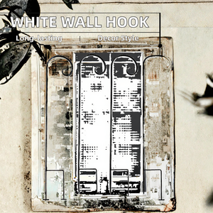 Gancho Decorativo de Pared para Exteriores, Color Blanco, Material Metálico, Tipo Pastor - Product Image 2