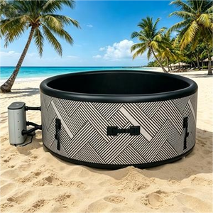 Spa gonflable commercial <span class=keywords><strong>avec</strong></span> pompe à chaleur, vente en gros à prix abordable, portable, pour massage extérieur - Product Image 1