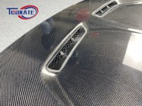 Capot en fibre de carbone simple face style SVR pour Land Rover Range Rover Sport