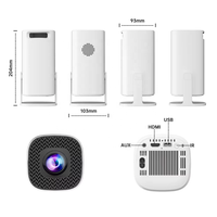 Projecteur 2 en 1 Contrôleur Gamepad Android 11 5G WIfi Playstore Home Cinéma Extérieur Portable Mini Projecteur