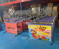SHINEWELL Vente en gros : Jeu géant de fil électrique 'Mega Wire' pour événements de défi, jeu de fil sonore 'Buzz Wire', jeu de défi 'Beat the Buzzer', location