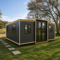 Maison de conteneurs extensible de luxe, cabane de conteneurs, hôtel modulaire préfabriqué, solution d'hébergement touristique