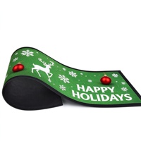 Tapis de bar personnalisé avec logo imprimé, en non-tissé, PVC lavable, durable, avec dos en caoutchouc, pour les fêtes et les rassemblements, accessoires de bar, vente en gros