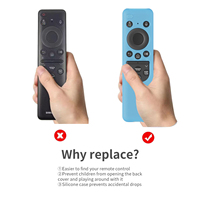 Nouveau disponible 2023 télécommande étui en silicone pour Samsung BN59-01432A/B Rechargeable solaire QLED TM2360E 65QN800C 75QN8