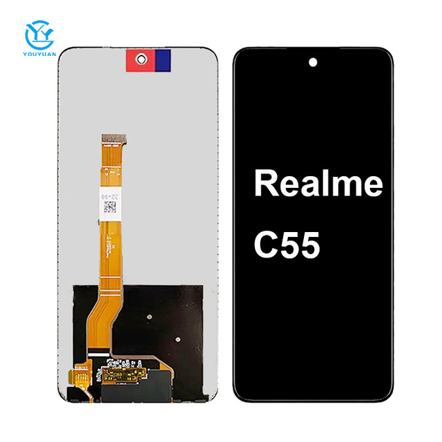 OEM and Original Quality Mobile Phone LCD Touch Screen Display Assembly Wholesale for Realme C55