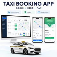 Développement d'applications fiables de réservation de taxis et de partage de voitures en ligne pour iOS et Android, avec correspondance des conducteurs et suivi GPS en temps réel