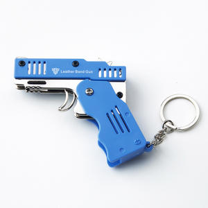Pistola de Juguete Plegable de 6 Disparos con Banda Elástica, Modelo <span class=keywords><strong>007</strong></span> de Aleación y Plástico de la Marca Yingtu, con Balas Suaves para Niños - Product Image 3
