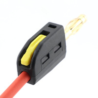 Bornes de connexion rapides à courant élevé, plaquées or, en acier inoxydable, avec fiche banane de 4 mm, économiques, directement de l'usine