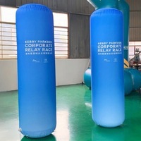 Prix de gros en Chine, colonne lumineuse gonflable décorative commerciale pour la publicité