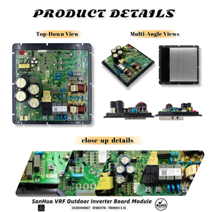 Genuine SANHUA HMD3W‑7D01 213030867 Compressor Inverter Driver PCB Board <b>AC</b> Outdoor Unit Variable‑Frequency Control Circuit Boar - Product Image 3