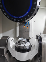 Centre d'usinage CNC 5 axes simultanés, fraiseuse verticale, contrôleur SYNTEC, haute rigidité pour pièces complexes