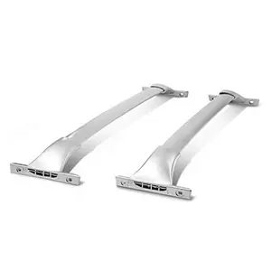 2Pcs Silver Roof Rail Rack Cross bar Luggage Carrier fit for Nissan Rogue/X-trail 2014-2020