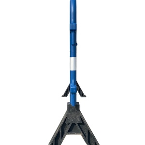 Barrière de sécurité mobile jaune en PEHD pour écoles, non-réfléchissante, protection IP65, rotation à 360 degrés, L1600*H1000mm, pour le trafic - Product Image 5