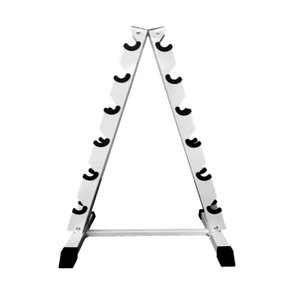 YOBER vente en gros meilleure maison en forme de A huit paires de supports de stockage d'haltères verticaux salle de sport 10 paires de présentoirs d'haltères hexagonaux en acier - Product Image 4