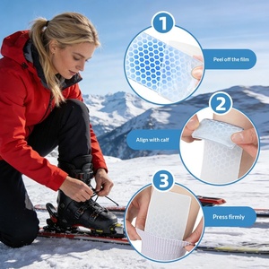 Protège-tibias <span class=keywords><strong>de</strong></span> <span class=keywords><strong>ski</strong></span> réutilisables en gel pour bottes <span class=keywords><strong>de</strong></span> <span class=keywords><strong>ski</strong></span>, pour réduire la pression sur les doublures des bottes - Product Image 3