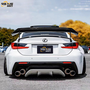 Kit de carrocería ancha Rocket Rabbit 2014-2018 para Lexus RC F, mejora de FRP, alerón delantero, faldones laterales, pasos de rueda, difusor trasero, piezas automotrices - Product Image 5