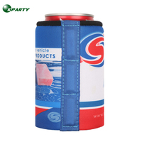 OEM Impression de logo personnalisé Canette tronquée avec aimant Thermos spécial Slim 5mm Néoprène isolé Canette de bière Support trapu