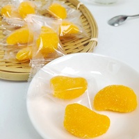 Groothandelsprijs Zoet Fruit Smaak Mango Vormige Gelei Candy Gummy Kubussen Snoep Snacks