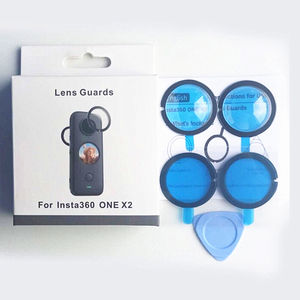 Protezioni per lenti adesive facili da applicare per accessori per fotocamera panoramica Insta360 ONE X2 Secure Fit - Product Image 1