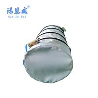200MM-600MM Tuyau de conduit d'air résistant à la chaleur à haute température avec matériaux d'isolation thermique Conduit flexible résistant à la chaleur