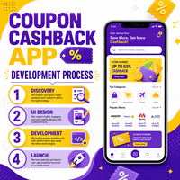 Aplicación de Cashback y Códigos de Descuento Confiables para IOS y Android con Agregación de Ofertas y Seguimiento de Cashback LionCreate