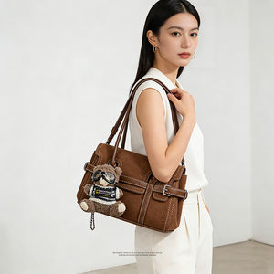 <span class=keywords><strong>Sac</strong></span> à <span class=keywords><strong>main</strong></span> bandoulière pour femme de niche coréenne haut de gamme 2026, tendance décontractée, <span class=keywords><strong>sac</strong></span> fourre-tout, vente chaude, sacs à bandoulière en cuir véritable pour filles - Product Image 1
