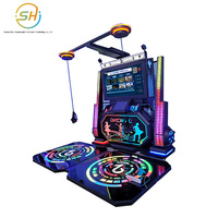 Machine de danse VR pour deux joueurs, équipement de divertissement, machine de mouvement rythmique VR 9D grand format pour arcade, à vendre