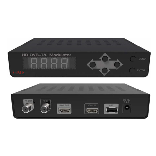 New Design HD HDMI Encoder to Rf Digital Terrestrial 1CH DVB T C DVB-T/C DVB-T+C Modulator
