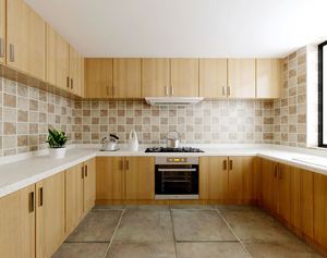 ชุดตู้ครัวโลหะเฟอร์นิเจอร์ห้องครัวทุกขนาดปรับแต่งได้ - Product Image 1