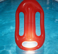 Plateforme flottante gonflable multifonctionnelle, radeau de sauvetage pour piscine et activités aquatiques