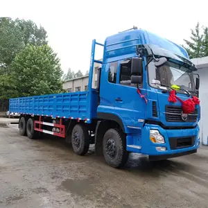 300hp-420马力12轮8x4东风9.6米轻型货物重型运输物流柴油围栏卡车待售