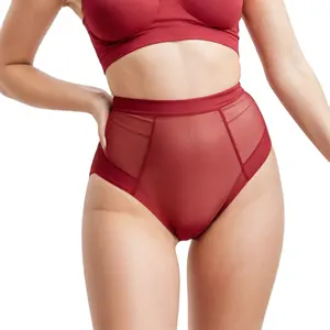 अधिकतम आकार महिलाओं के उच्च कमर पेट नियंत्रण Silm पैंटी प्लस आकार