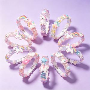Wholesale Kids Fashion Headband <b>Kit</b> <b>DIY</b> Hair Accessories Pins Flowers Stars Hearts Craft Activity Gift Box Set - Product Image 5