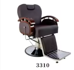 Sillón de Peluquería para Hombre, Plegable y con Elevación, Diseñado para Uso Retro en Salón de Belleza o Barbería - Product Image 5