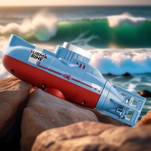 Mini <span class=keywords><strong>RC</strong></span> tàu ngầm đồ chơi với điều khiển từ xa Fish Tank dưới nước đồ chơi thuyền điều khiển đài phát thanh - Product Image 6