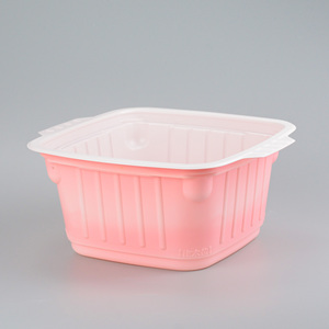 Contenedor de alimentos de plástico, olla caliente de Color rosa, embalaje de comida autocaliente - Product Image 4