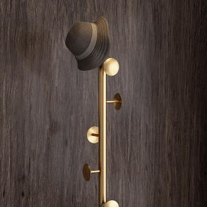 Porte-manteau en fer Simple de style nordique, étagère verticale pour chambre à coucher, châssis en marbre, porte-manteau - Product Image 3