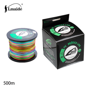 Lmaide Nouvelle Ligne <span class=keywords><strong>de</strong></span> Pêche au <span class=keywords><strong>Thon</strong></span> 500m, <span class=keywords><strong>Fil</strong></span> <span class=keywords><strong>de</strong></span> Pêche en PE, Ligne Tressée 8 Brins pour la Pêche en Mer - Product Image 3