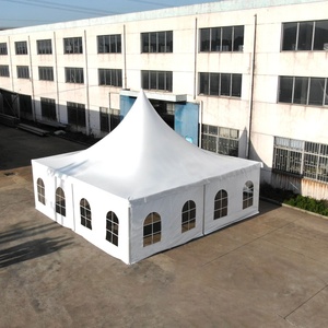 Carpa <span class=keywords><strong>de</strong></span> Boda Tipo Pagoda Blanca Impermeable <span class=keywords><strong>de</strong></span> 6x6m, 8x8m, 10x10m, Venta al Por Mayor, Económica, <span class=keywords><strong>de</strong></span> Aluminio, para Grandes Eventos, Ferias Comerciales, <span class=keywords><strong>PVC</strong></span> - Product Image 3