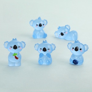 Accessoires et artisanat en koala transparent lumineux bleu de haute qualité pour porte-clés en résine lumineuse Koala - Product Image 4