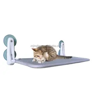 Cordless Kitty Sunny Bed Seat Window Sill Shelf Hammock Wall Cat with 4 Strong Suction Cups Foldable Cat Window Hammock Bed