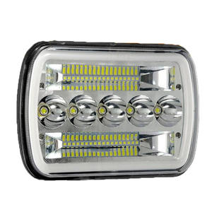 Rectangle 4x6 5x7 7 Pouces Led Phare 12V 24V DRL Lumières pour Jeeps <span class=keywords><strong>Wrangler</strong></span> <span class=keywords><strong>YJ</strong></span> XJ Cherokee Camion Accessoires Offroad - Product Image 1