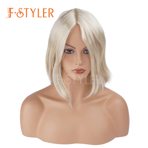 FSTYLER, superventas, pelucas sintéticas, venta al por mayor, venta a granel, moda de fábrica, onda profunda, 6 colores, <span class=keywords><strong>disfraz</strong></span>, <span class=keywords><strong>peluca</strong></span> barata - Product Image 5