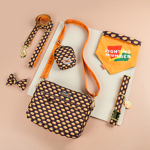 MIDEPET - Accesorios Personalizados para Pasear Perros, Collar de Pecho Ajustable de Nailon y Aleación, Juego de Correas y Arnés Reflectantes, Novedad para el Día de San Valentín - Product Image 2